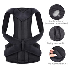 Load image into Gallery viewer, Adjustable posture corrector belt for spinal support