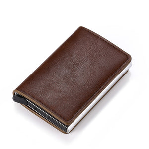 Personalized RFID wallet for men with card holder and aluminum box