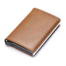 Load image into Gallery viewer, Personalized RFID wallet for men with card holder and aluminum box