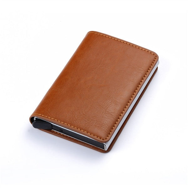 Personalized RFID wallet for men with card holder and aluminum box