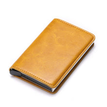 Load image into Gallery viewer, Personalized RFID wallet for men with card holder and aluminum box