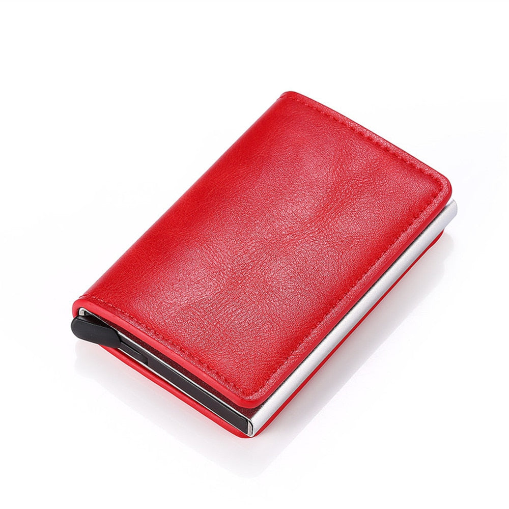 Personalized RFID wallet for men with card holder and aluminum box