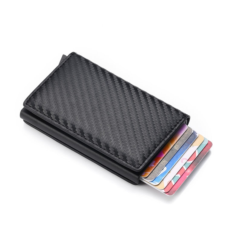 Personalized RFID wallet for men with card holder and aluminum box