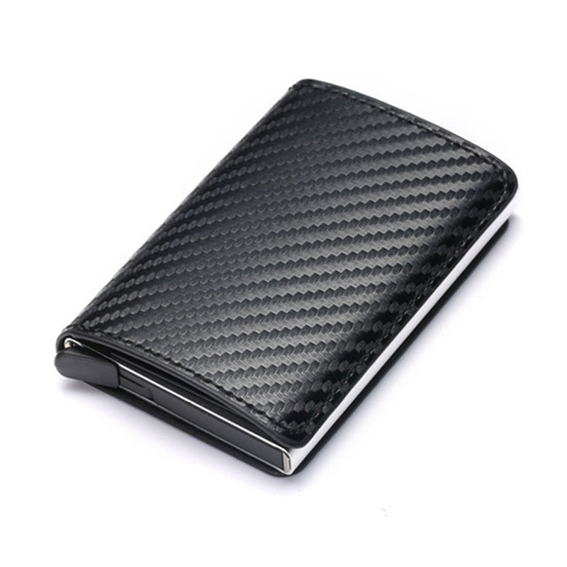 Personalized RFID wallet for men with card holder and aluminum box