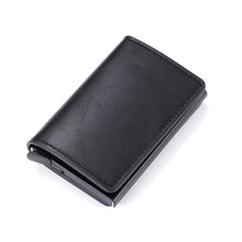 Load image into Gallery viewer, Personalized RFID wallet for men with card holder and aluminum box