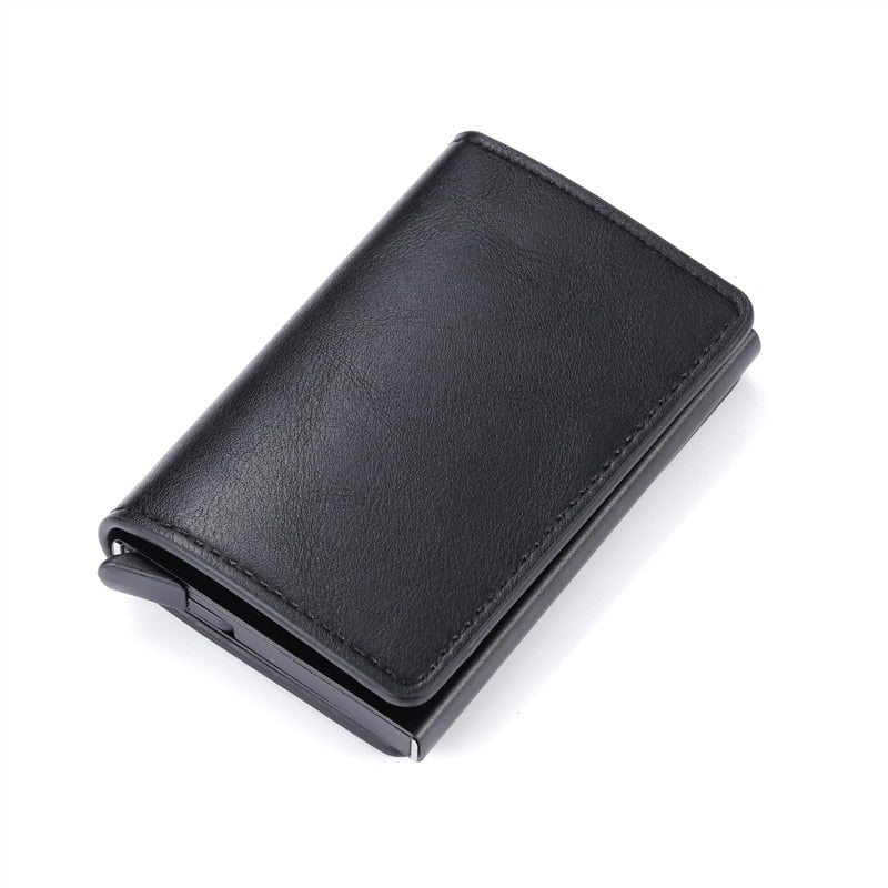 Personalized RFID wallet for men with card holder and aluminum box