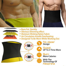 Load image into Gallery viewer, Neoprene Men&#39;s Waist Trainer Slimming Modeling Belt - MomProStore 