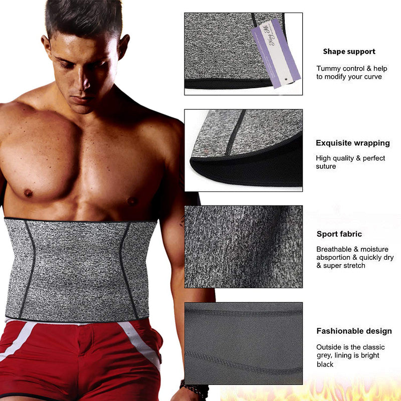 Neoprene Men's Waist Trainer Slimming Modeling Belt - MomProStore 