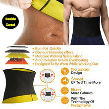 Load image into Gallery viewer, Slim Waist Trainer Body Shaper for Mens Neroprene Waist Shapewear