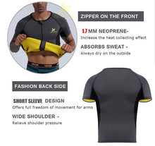 Load image into Gallery viewer, Neoprene Sauna Sport Shirt Body Shaper