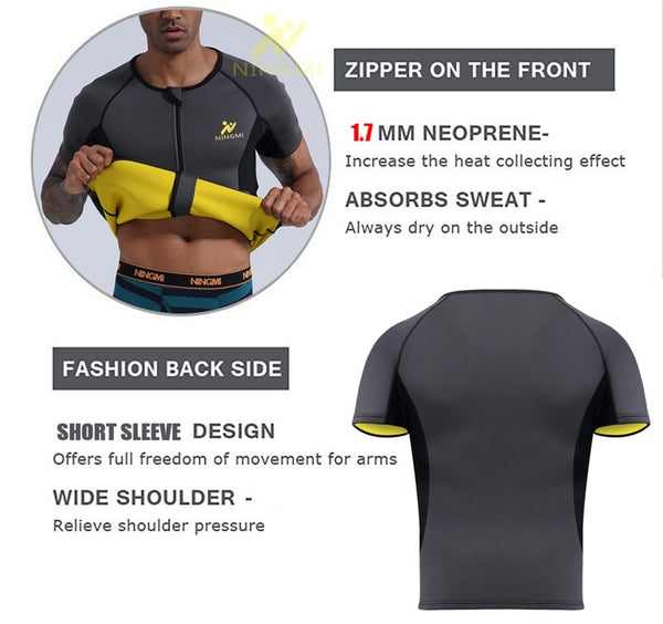 Neoprene Sauna Sport Shirt Body Shaper