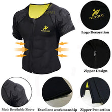 Load image into Gallery viewer, Neoprene Sauna Sport Shirt Body Shaper