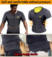 Load image into Gallery viewer, Neoprene Sauna Sport Shirt Body Shaper