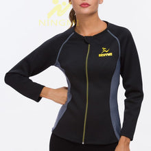 Load image into Gallery viewer, Trainer Zipper Warming Shirt Neoprene Sauna Body Shaper Shapewear