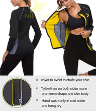 Load image into Gallery viewer, Trainer Zipper Warming Shirt Neoprene Sauna Body Shaper Shapewear