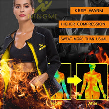 Load image into Gallery viewer, Trainer Zipper Warming Shirt Neoprene Sauna Body Shaper Shapewear