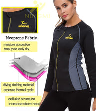 Load image into Gallery viewer, Trainer Zipper Warming Shirt Neoprene Sauna Body Shaper Shapewear