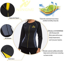 Load image into Gallery viewer, Trainer Zipper Warming Shirt Neoprene Sauna Body Shaper Shapewear