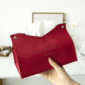 Leather Tissue Box Car Home Living Room Decoration