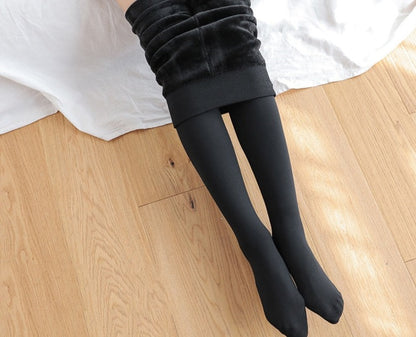 Translucent Winter Stretchy Leggings Velvet