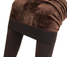 Load image into Gallery viewer, Translucent Winter Stretchy Leggings Velvet