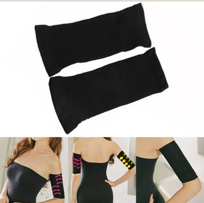 Women Slimming Arm Shaper Weight Loss Cellulite Fat Burner Wrap Belt 2PCS