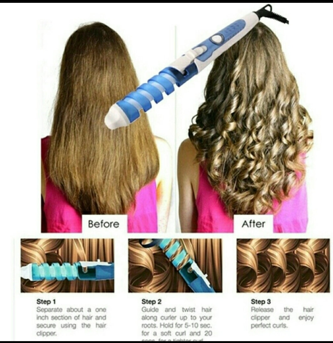 Electric Hair iron Curler Spiral