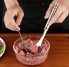 Load image into Gallery viewer, Non stick stainless steel Meatball Maker Spoon