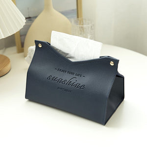 Leather Tissue Box Car Home Living Room Decoration