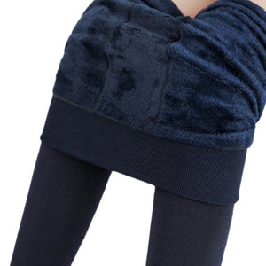 Translucent Winter Stretchy Leggings Velvet