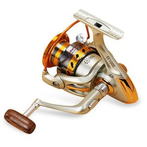 EF1000-7000 12BB 5.2:1 heavy metal rotatable Fishing Reels Fly Wheel For Fresh/ Salt Water