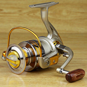 EF1000-7000 12BB 5.2:1 heavy metal rotatable Fishing Reels Fly Wheel For Fresh/ Salt Water