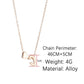 Tiny Heart Dainty Initial Necklace Letter Name Choker Necklace