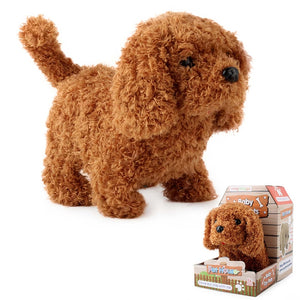 Soft Huggable Interact Simulation Plush Dog Walking Barking