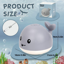 Load image into Gallery viewer, Automatic Water Spray Colorful Led Whale Bath Toy