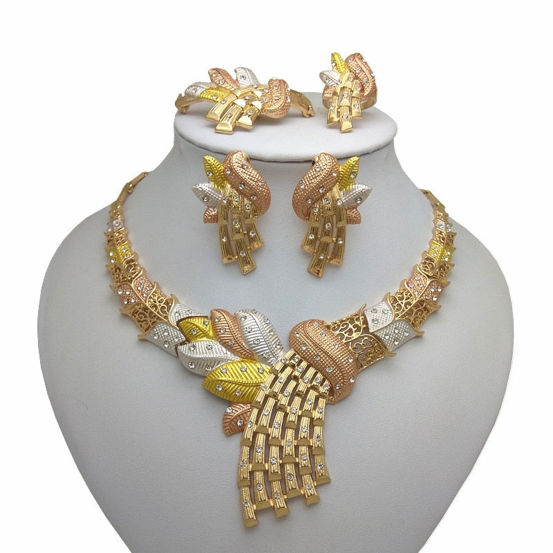 Fashion Jewelry Set Valentine Gift Gold Color