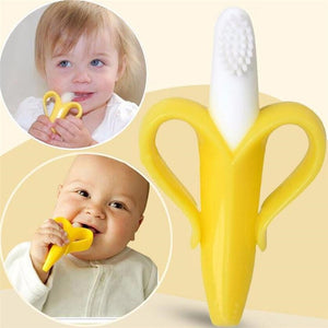 Baby Silicone Teether Training Toothbrush BPA