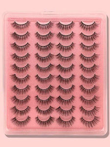 20pairs Cat Eye False Eyelashes