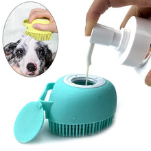 Load image into Gallery viewer, Massage Silicone Brush Glove Bathroom Puppy Dog Cat Bath Accessories