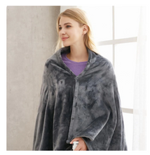 Load image into Gallery viewer, Usb Heated Warm Shawl Heated Plush Blanket