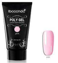 Load image into Gallery viewer, 30ML Polygel Nail Acrylic Poly Gel Pink White Clear Crystal