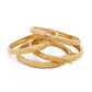 24K Gold COLOR Open Bangles Jewelry bracelet