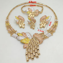 Load image into Gallery viewer, Fashion Jewelry Set Valentine Gift Gold Color