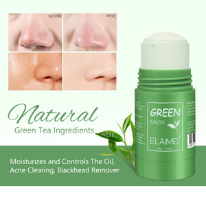 Green Tea Mask Black Head Remover Face Cleanser