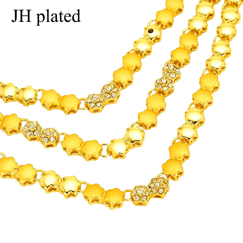 Jewelry set Gold Color Necklace & Earrings Bridal
