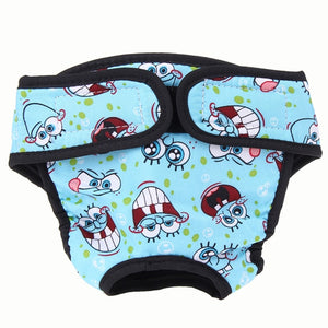 Dog Physiological Pants Diaper  Sanitary Washable Panties XS-XXL