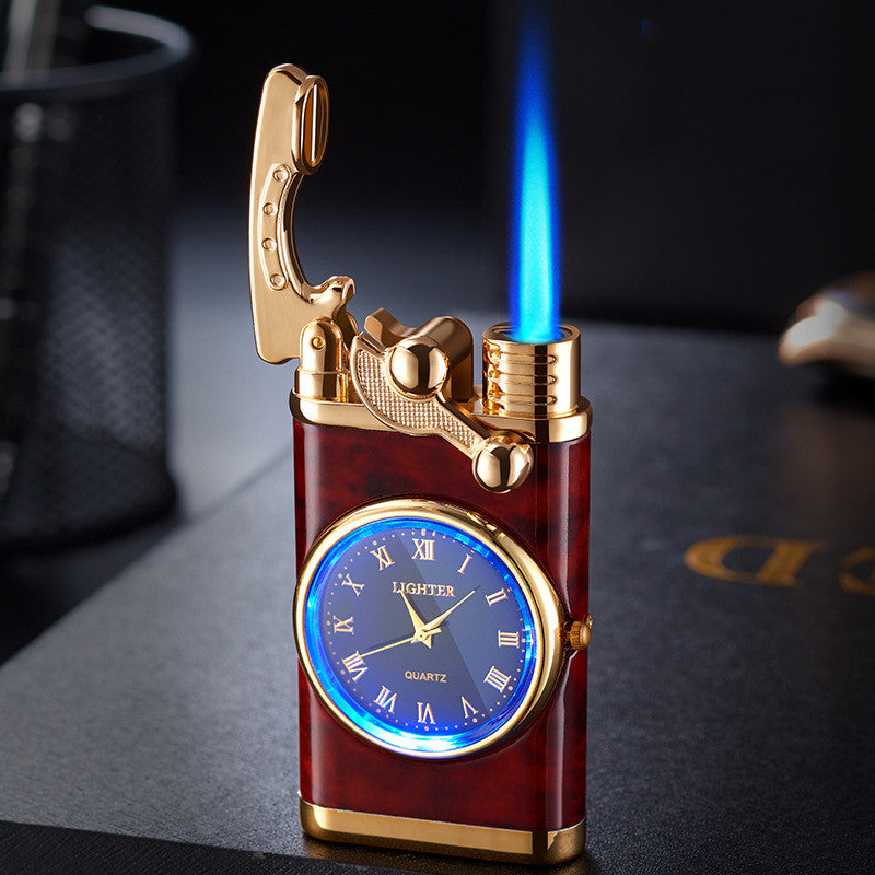 Lighter With Magical Electric Watch