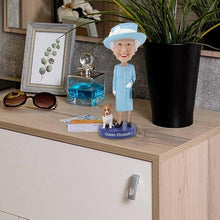 Load image into Gallery viewer, Queen Elizabeth II Figure And Corgi Doll Collection Toy 2022 Car Office Decor