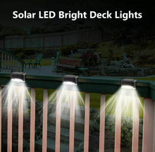 Load image into Gallery viewer, 4X Solar LED Deck Bright Light Outdoor Garden Path lighting