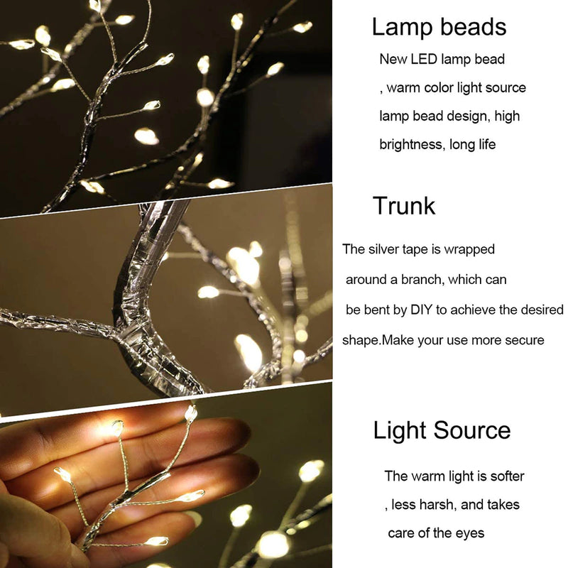 Led Fairy Light Tree Touch Light